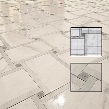 Floor Weave: Stylish Interior Flooring 3D model image 1 