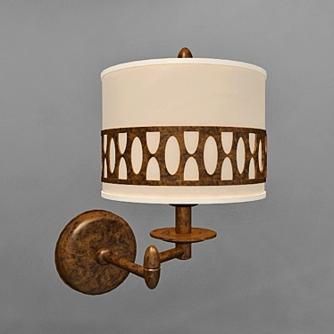 Modern Oval Wall Lamp 3D model image 1 