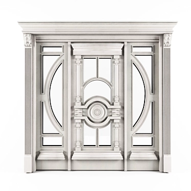 Customizable Entrance Door (Hardware Not Included) 3D model image 1 