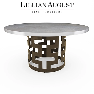 Ancient and Modern Mix: Belgrave Dining Table 3D model image 1 