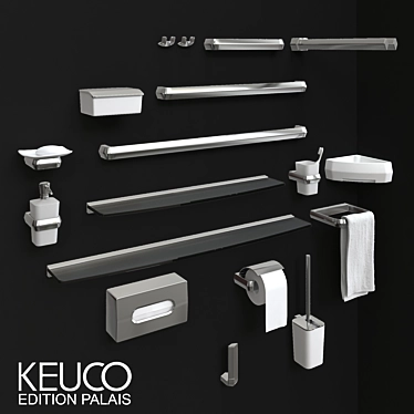 Exquisite Keuco Palais Accessories 3D model image 1 