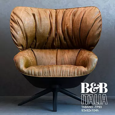 Cozy Elegance: B&B Armchair TP-93 3D model image 1 