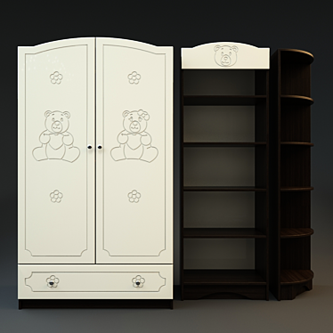 Walter Baby Furniture Collection 3D model image 1 