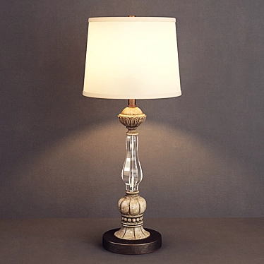 Elegant April Table Lamp 3D model image 1 