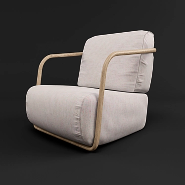 2001 Thonet Armchair by Christian Werner (2016) 3D model image 1 