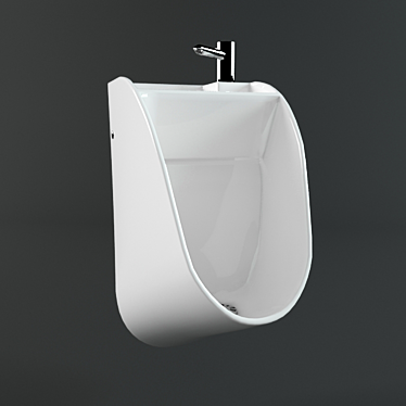 DualFlush Duo: Water-Saving Sink & Urinal 3D model image 1 