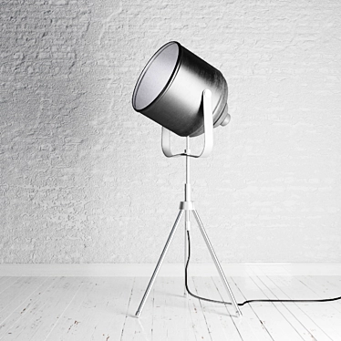 Industrial Metal Tripod Lamp - Manson du Monde 3D model image 1 