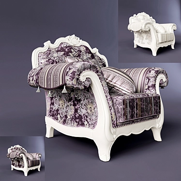 Bohemian Bliss Armchair 3D model image 1 