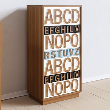 Artistic Alphabeto Chest 3D model image 1 