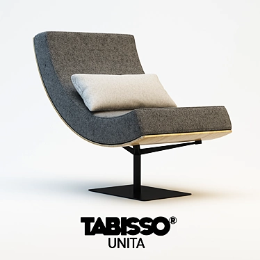 Tabisso Unita Chair: Sleek and Stylish 3D model image 1 