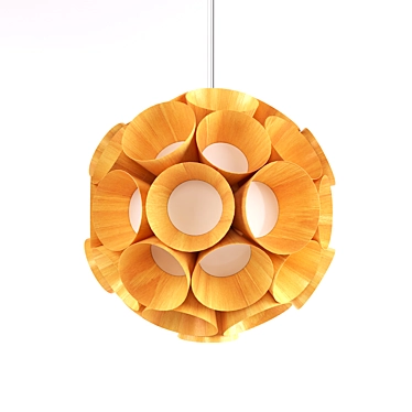 Minimalist Dandelion Lamp: Contemporary Illumination by Burkhard Dammer 3D model image 1 