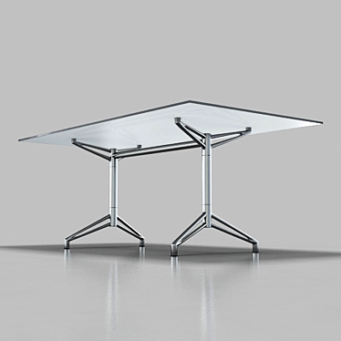 Interstuhl F125 Table: Sleek and Stylish 3D model image 1 