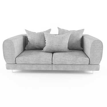  stylish fabric sofa 3D model image 1 