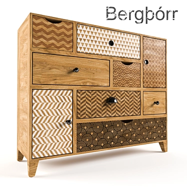 Bergþórr chest of drawers in the Scandinavian style