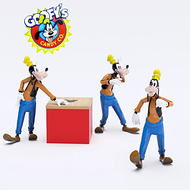 Goofy Collectible Figurine 3D model image 1 