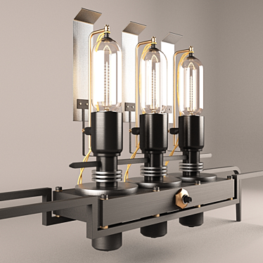 Industrial Elegance: Machine Light 3D model image 1 