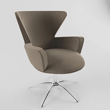 Elegant Bealtfull Armchair 3D model image 1 