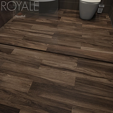 NovaBell ROYALE Tobacco Floor Tiles 3D model image 1 