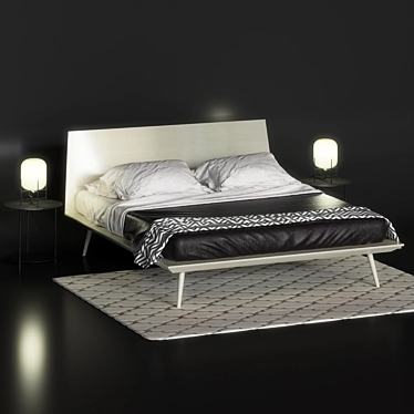 Novamobili Dodo Bed: Inspired Comfort 3D model image 1 