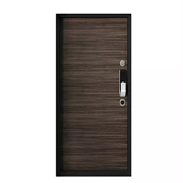  Secure Entry: Electric Lock Front Door 3D model image 1 