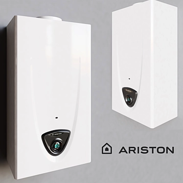 Ariston Thermo Fast Evo 14C: Compact Gas Water Heater 3D model image 1 