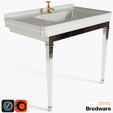 Multifunctional Console Mixer: brodware 3D model image 1 