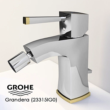 Luxury Bidet Mixer: GROHE Grandera 3D model image 1 