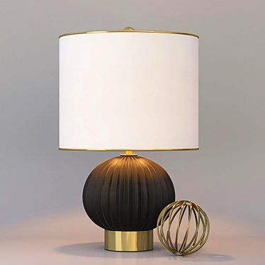 Elegant Caprice Table Lamp 3D model image 1 