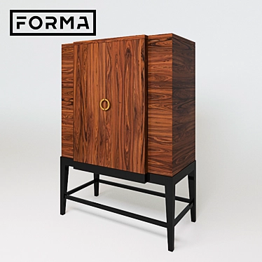 Forma PRM-06 Prime Bar Cabinet 3D model image 1 