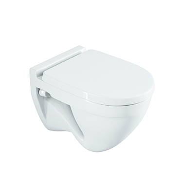 Attica Suspended Toilet: Elegant & Space-Saving 3D model image 1 