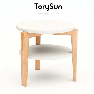 Modern Magazine Coffee Table 3D model image 1 