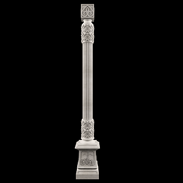 Elegant Column Stand for Home Decor 3D model image 1 