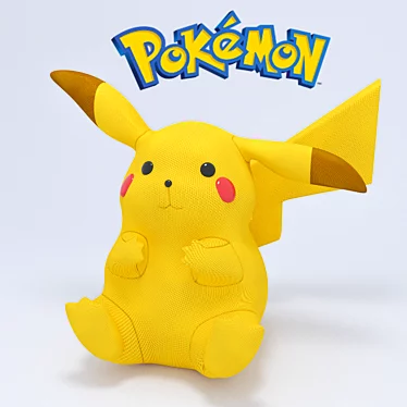 Electric Pikachu Pokemon Merchandise 3D model image 1 