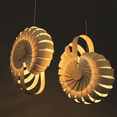Title: Wooden Shell Nightlight 3D model image 1 