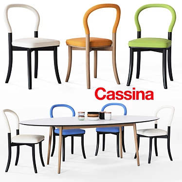 Cassina 501 Gotteborg Chair 3D model image 1 