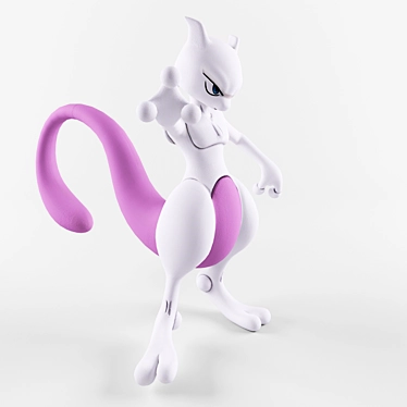 Psychokinetic Clone: Mewtwo 3D model image 1 