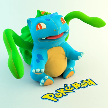 Pokemon Bulbasaur Toy: Collectible and Detailed 3D model image 1 