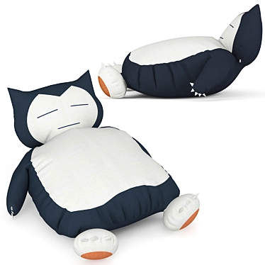 Huge Snorlax Bean Chair 3D model image 1 