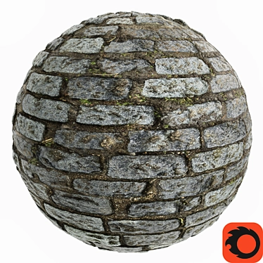 Realistic Stone Pavers 3D model image 1 