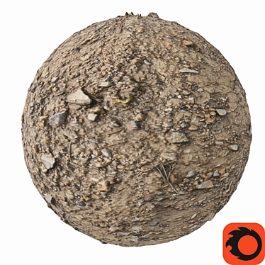  Photorealistic Gravel/Soil Dirt Pack 3D model image 1 