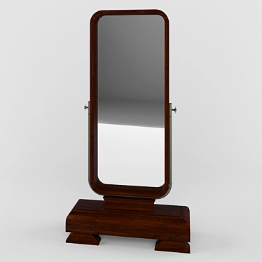 Restored Antique Mirrors 3D model image 1 