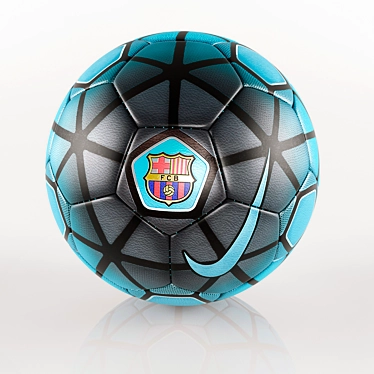 Nike FC Barcelona Soccer Ball 3D model image 1 