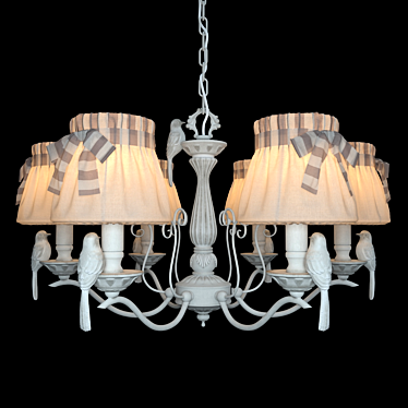 Maytoni Elegant Chandelier ARM013-06-W 3D model image 1 