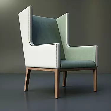 Elegant Classic Armchair 3D model image 1 