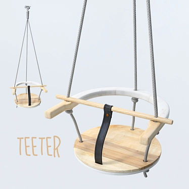 Suspended Swing: Fun and Relaxation 3D model image 1 