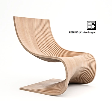 Elevate Your Comfort: Feeling Chaise 3D model image 1 