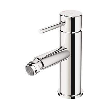 Luxury Bidet Mixer & Towel Ring Holder 3D model image 1 