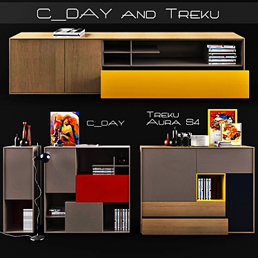 Modular Storage Set by C_Day / TREKU 3D model image 1 