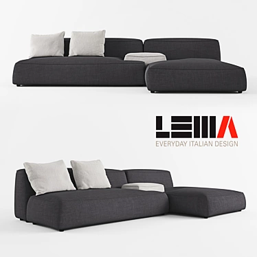 LEMA Cloud Sofa Collection 3D model image 1 