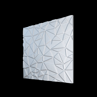 Elegant 3D Gypsum Panel 3D model image 1 